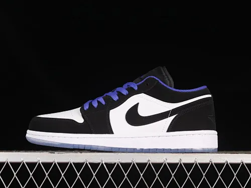 All categories Air Jordan Jordan series basketball shoes Air Jordan 1 Low Air Jordan 1 Low AJ1 Joe 1 crystal black and white low-top cultural basketball shoes 553558-108